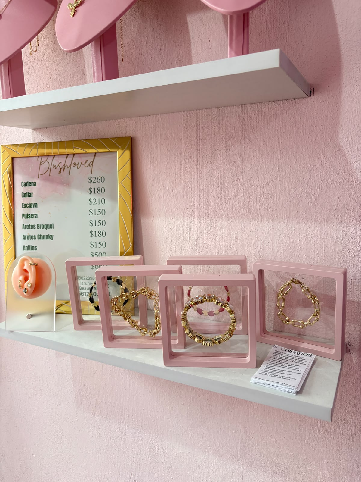 Pulseras doradas Blushloved